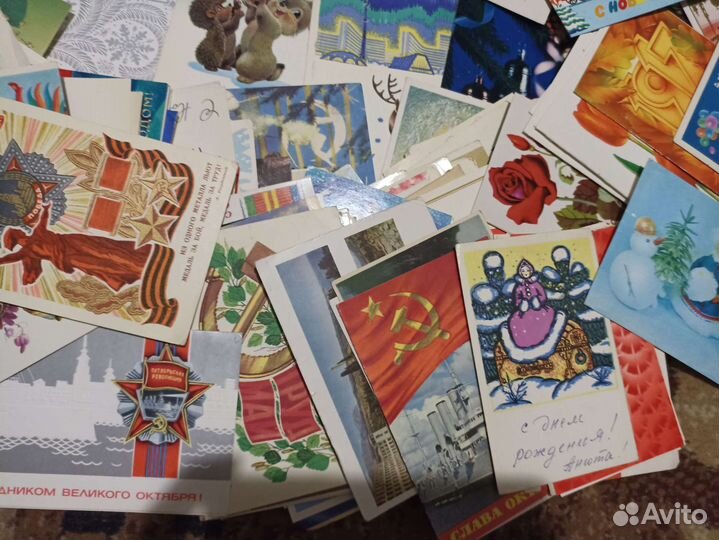 Открытки СССР с 1966 по 1990