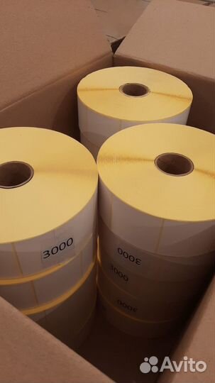 Термоэтикетки Топ 58х40 58х60 75х120 100х150