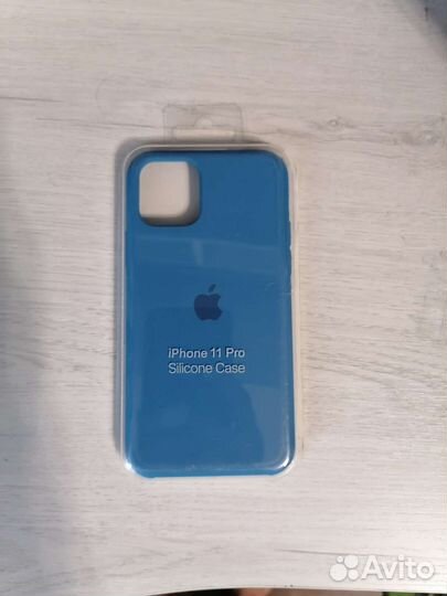 Чехол на айфон 11 про синий