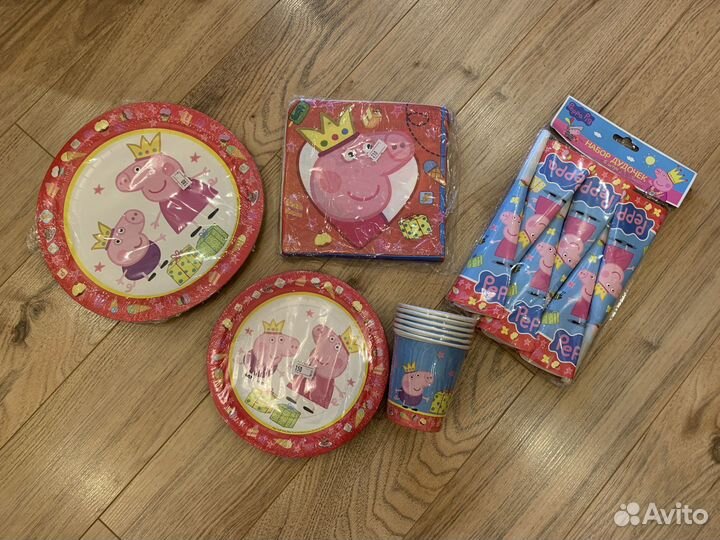 Одноразовая посуда Свинка Пеппа