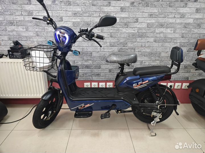 Велосипед скутер с педалями электро 500W