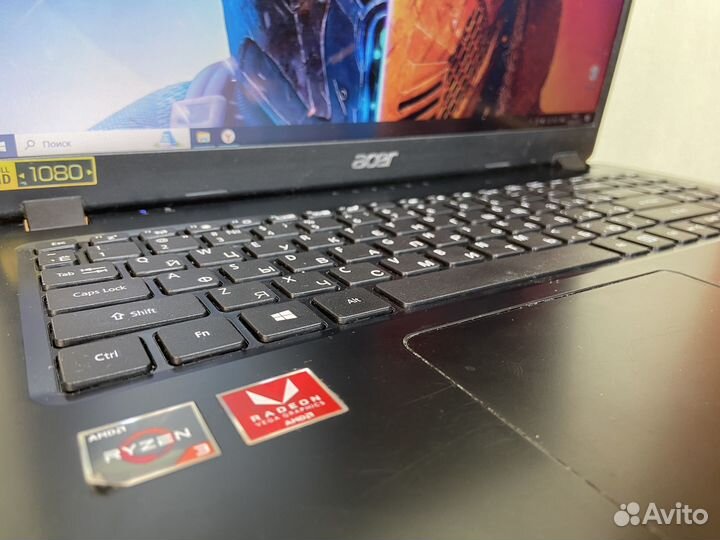 Мощный Acer Ryzen3/8gb/SSD+HDD