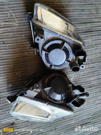 Накладки птф на Опель вектра с рестайлинг