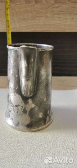 Кофейник-Чайник Мельхиор Советский с клеймом птици