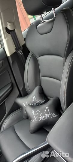 Автомобильные подушки под шею с принтом-картинкой