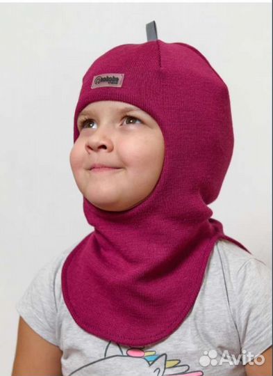 Детская зимняя шапка шлем Sokoke