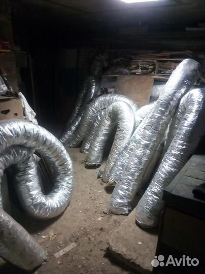 Воздуховод гибкий утеплённый демонтаж