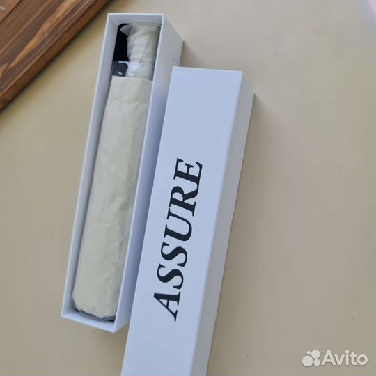 Зонт цвет бежевый автомат 12 спиц, 108 см, новый