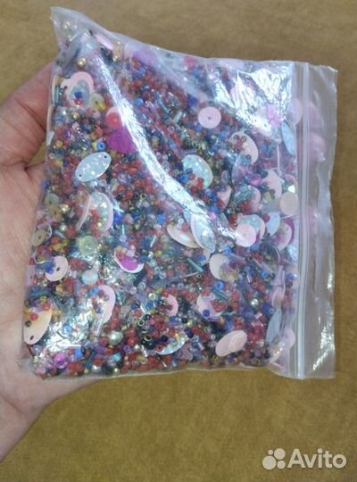 Бисер из натурального коралла