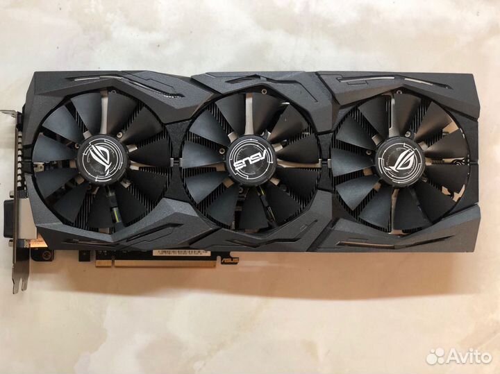 Игровая видеокарта asus ROG Strix GTX 1080TI 11 GB