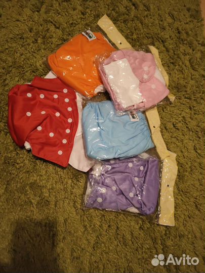 Новые многоразовые подгузники с вкладышами