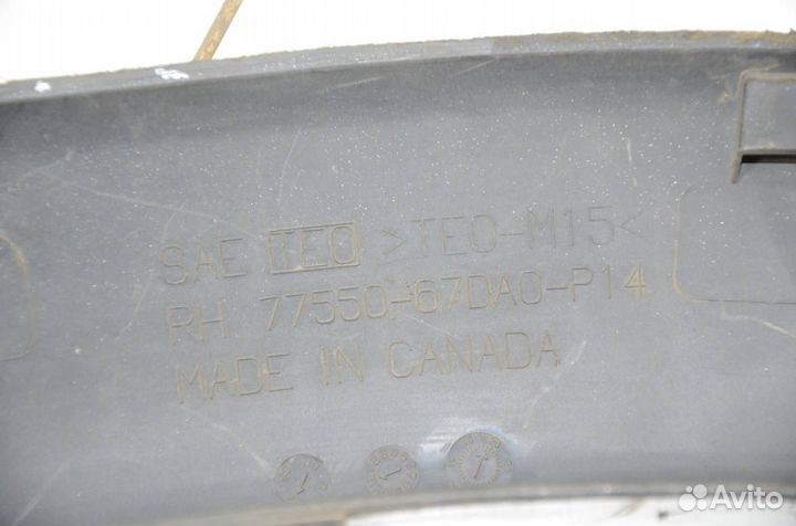 Накладка крыла передняя правая Suzuki Grand Vitara