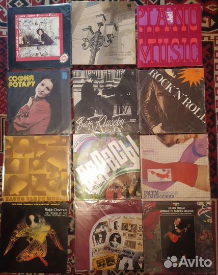 Виниловые пластинки 36 штук