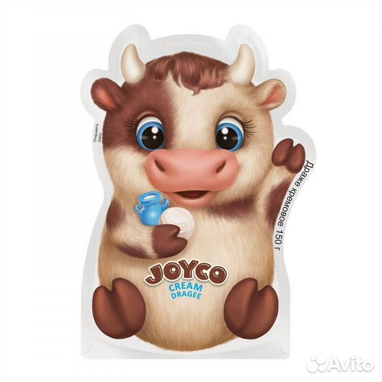 Опт - Драже Joyco Коровка Кремовое 150г