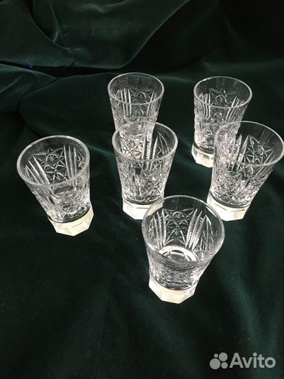 Стопки хрустальные СССР