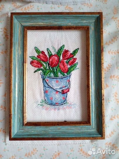 Готовая вышивка крестиком 