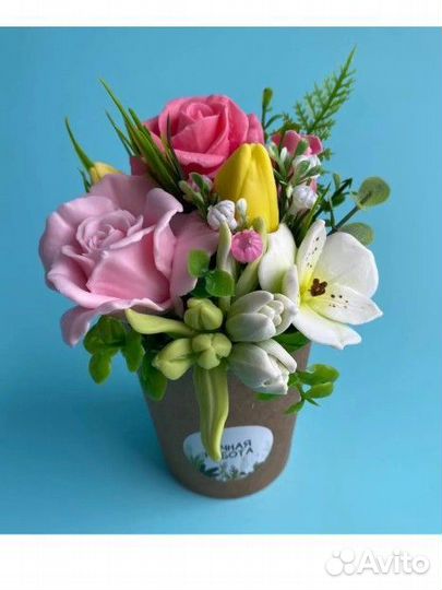 Букеты из мыла ручной работы