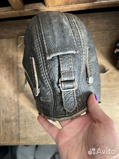 Шапка для мальчика шлем авиатора на меху