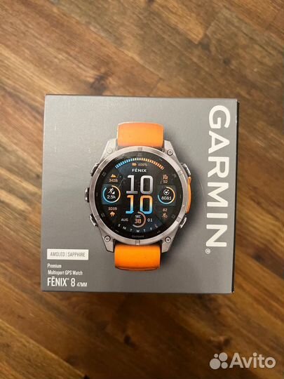 Часы garmin fenix 8 47 amoled sapphire