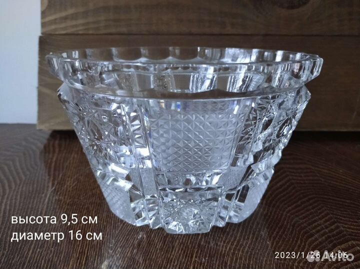 Салатники. Хрусталь, стекло, фарфор