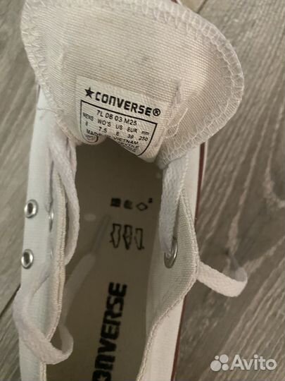 Кеды converse женские 39