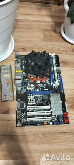 Комплект мать+проц+память+куллер