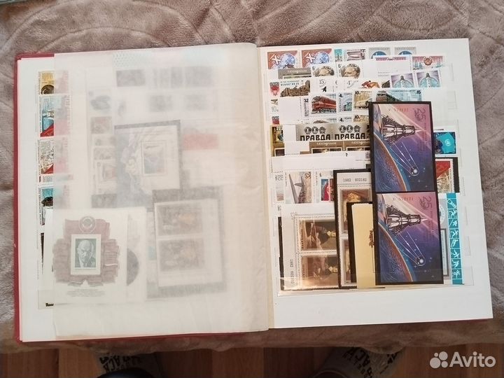 Марки годовой набор + разновидности