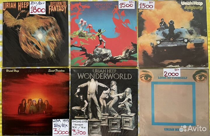 Виниловые пластинки Nazareth Uriah heep Bl Sabbath