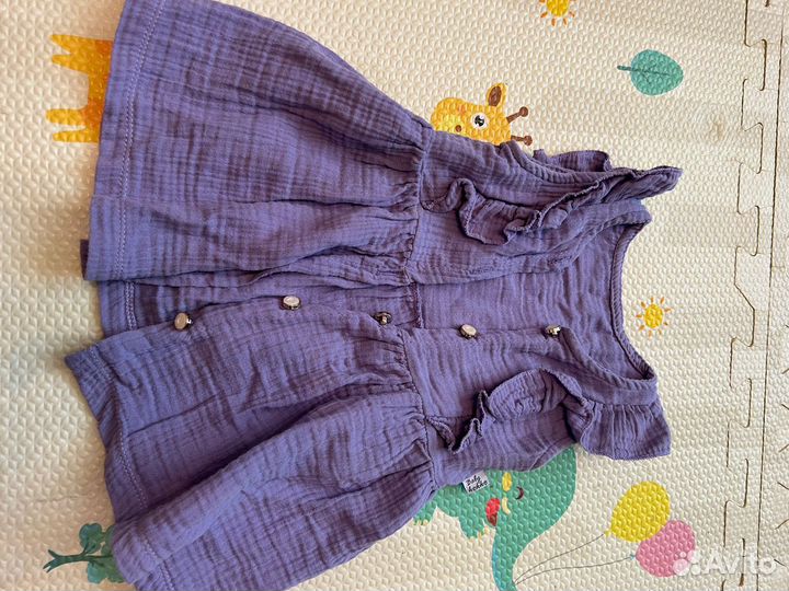 Рубашки, жилетка для девочки 1-2 годика