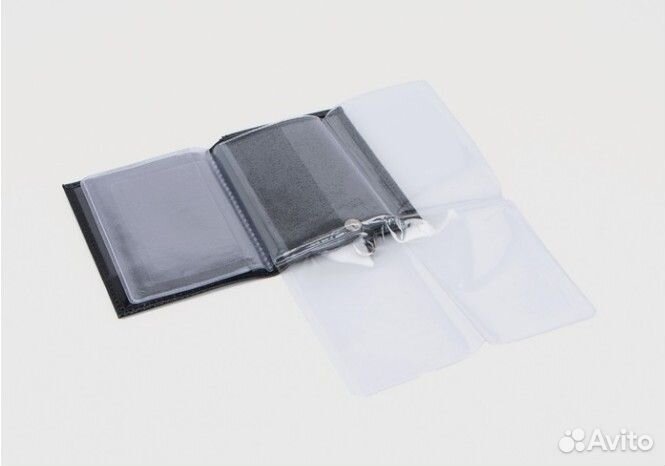 Обложка для удостоверений и автодокум. кожа Россия