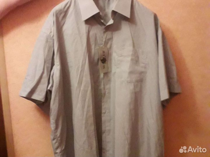 Мужская рубашка,новая,6XL