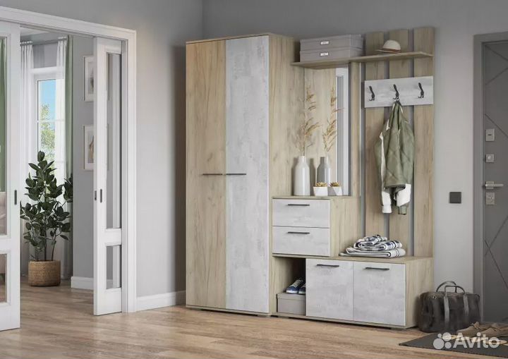 Модульная прихожая Бостон быстрая доставка
