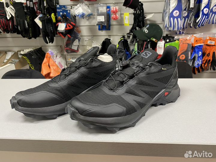 Кроссовки salomon supercross GTX Black/Bl/Bl