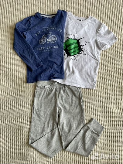 Одежда для мальчика пакетом, размер 116-122
