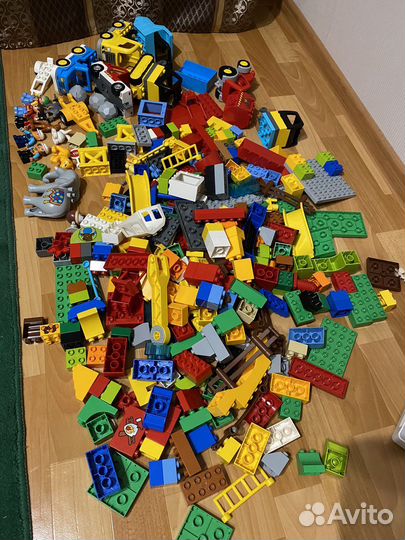 Lego duplo много лего