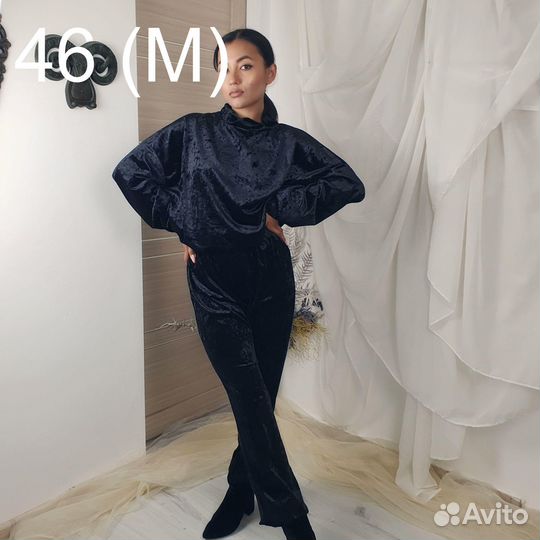 Джоггеры велюр ediss