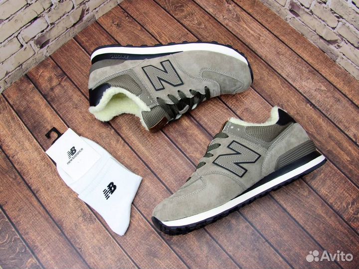 Кроссовки New balance 574 зимние