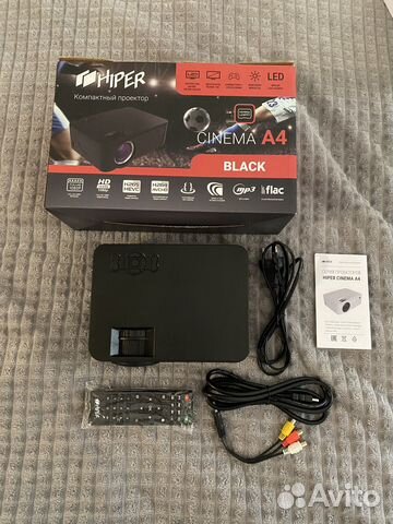 Проектор Hiper Cinema A4 Black (1920:1080) купить в Москве ...