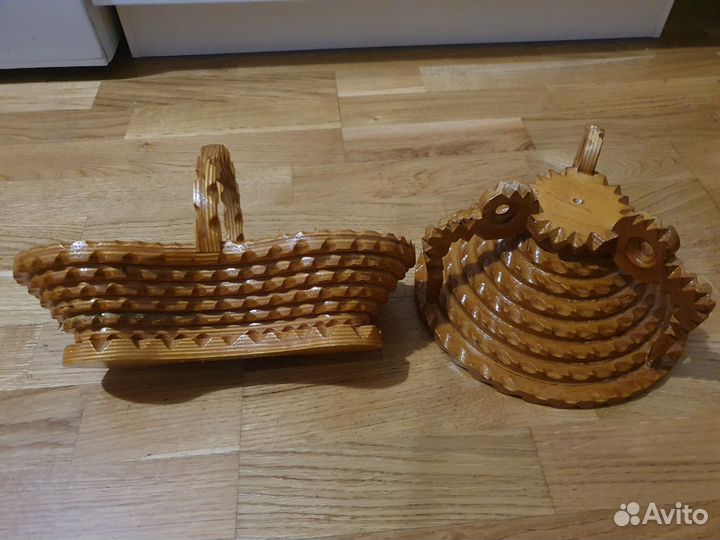 Вазы деревянные СССР