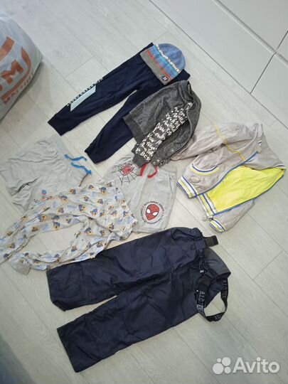 Детские вещи пакетом на мальчика 4,5,6лет