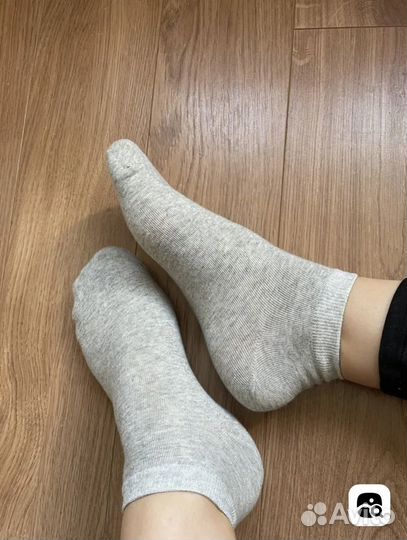 Носки женские короткие серые 5 пар