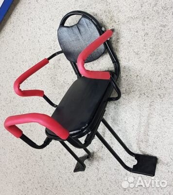 Детское велокресло на багажник со спин.14857