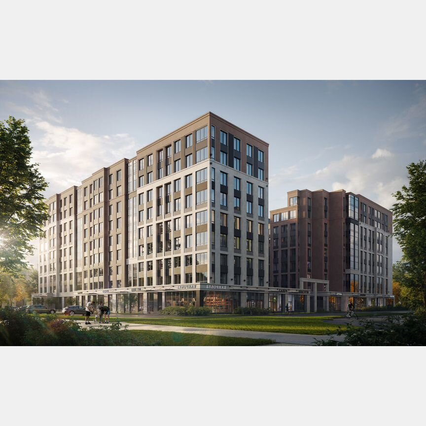 2-к. квартира, 49,6 м², 6/9 эт.