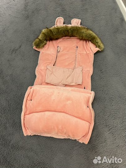 Зимний конверт в коляску