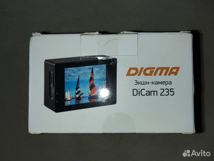 Экшн-камера Digma DiCam 235 Black