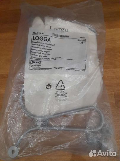 Вешалка logga Икеа 39 см