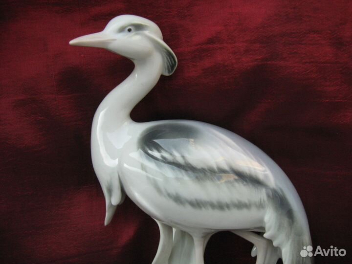 Аист скульптура антиквариат