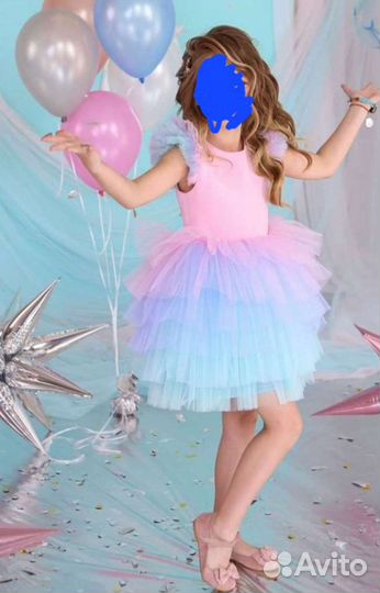 Платье для девочки на праздник Lelu kids(единорог)