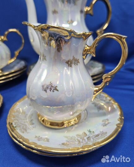 Чайный фарфоровый сервиз гдр