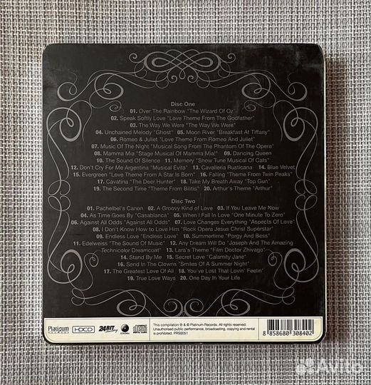 Сборник /Movie & Love Classic/2HD CD 24Bit/192kHz